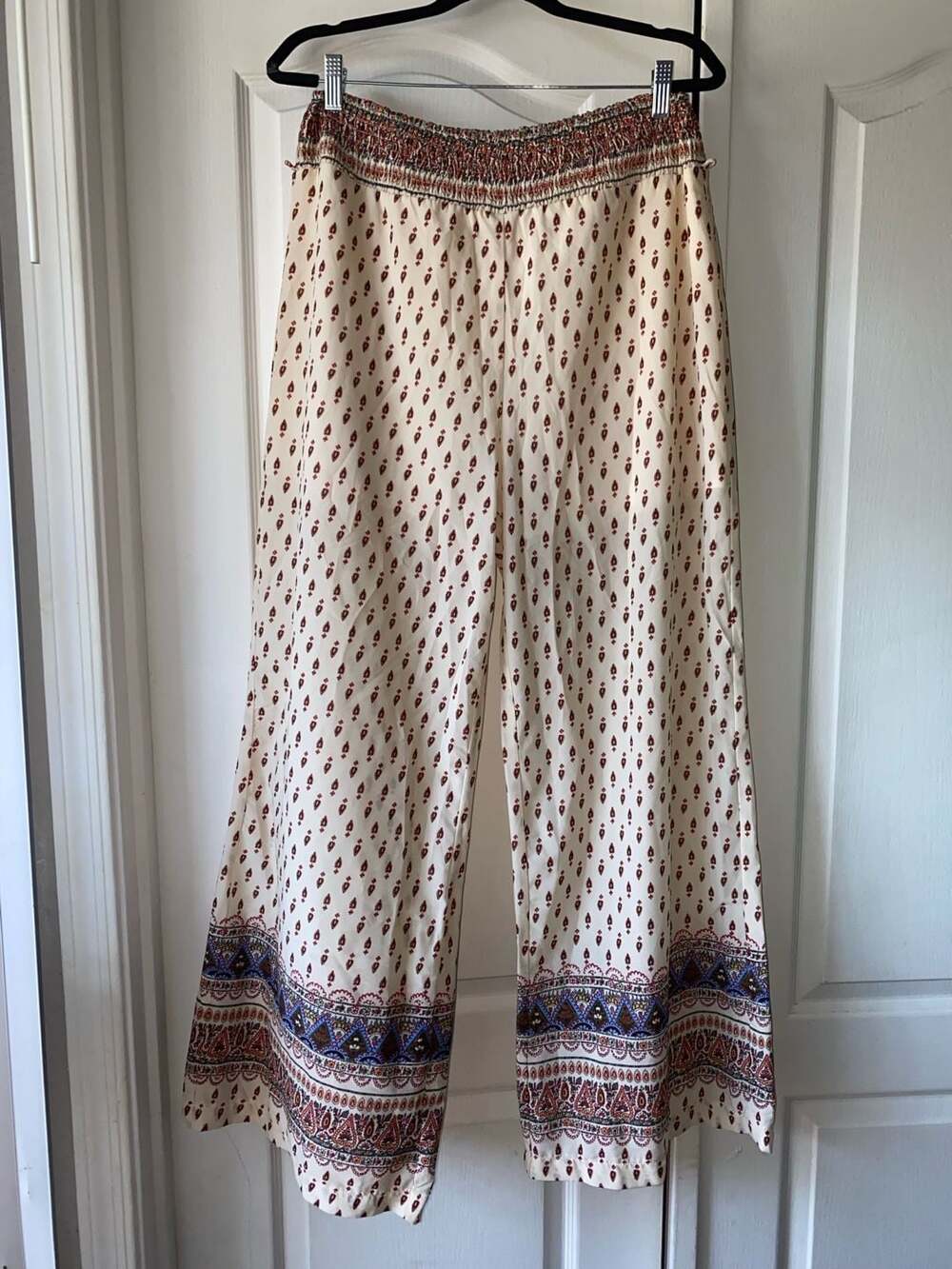 Papaya Women's Boho Print Wide-Leg Palazzo Lounge Pants